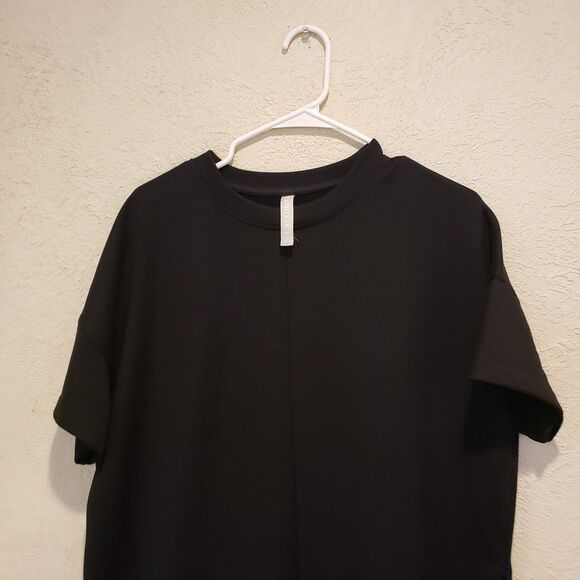 Athleta Womens Medium Boulevard  2 Side Split Maxi Dress Black - Picture 4 of 9